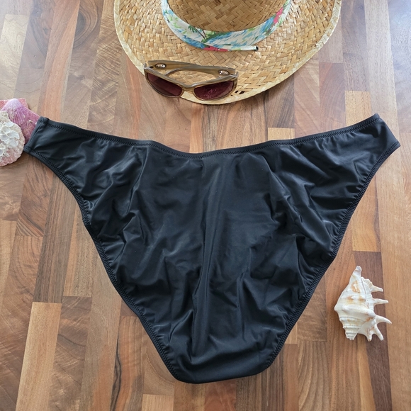 NWT J. Crew '90s High-Leg Black Bikini‎ Bottom Size Plus 3X - Picture 2 of 7